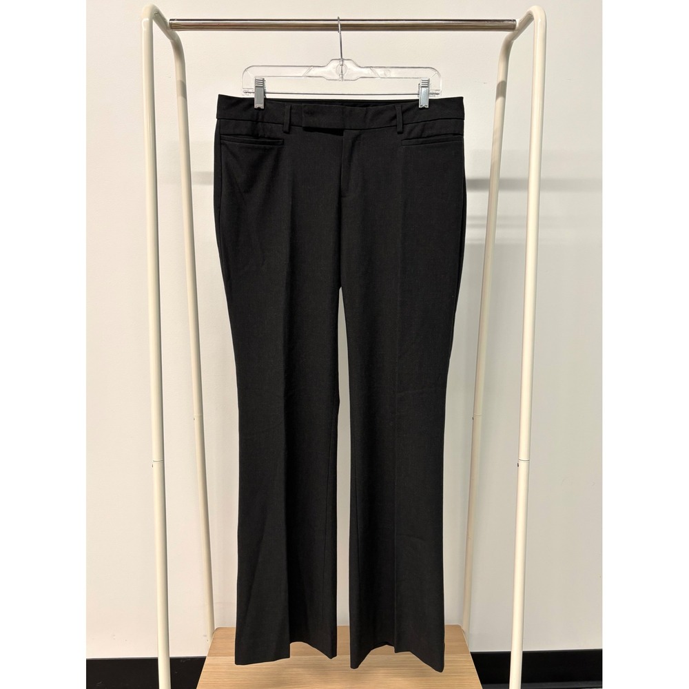 Gap Modern Boot Stretch Dress Pants Charcoal Gray Professional Trousers 8R